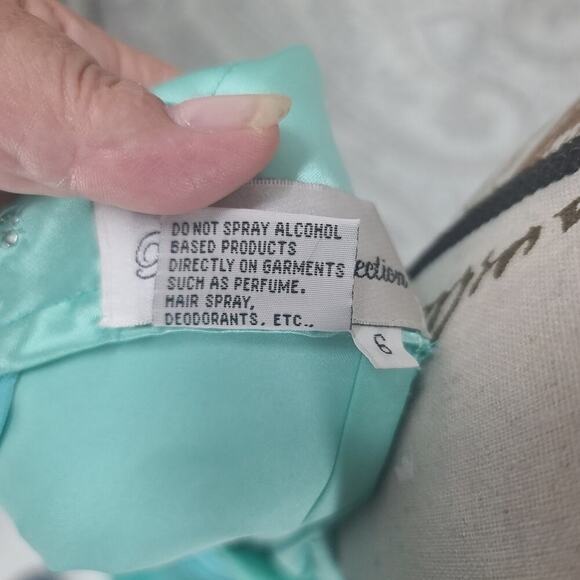 Princess Collection Aquamarine Beaded fairy grunge formal dress Size 6 Party - Picture 15 of 15